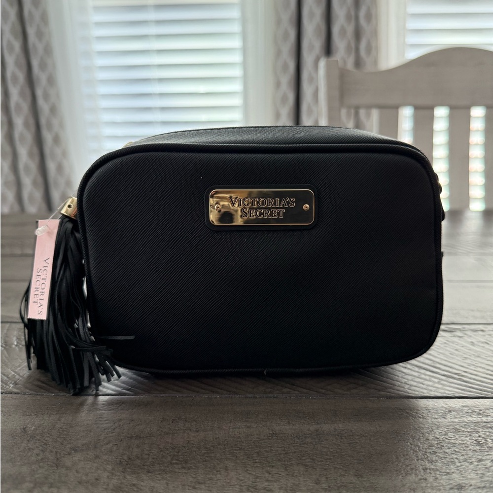 Victoria's Secret Small Crossbody Bag with Gold Accents